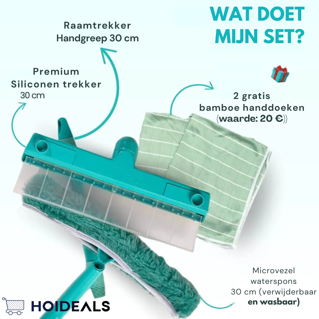 AquaClean™ - Siliconen ruitenwisser