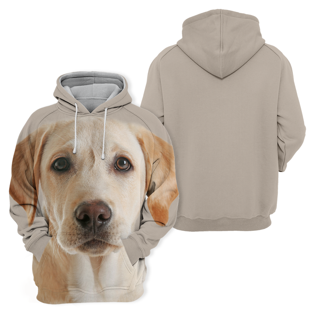 Unisex Honden Hoodie | Labrador Yellow Cute