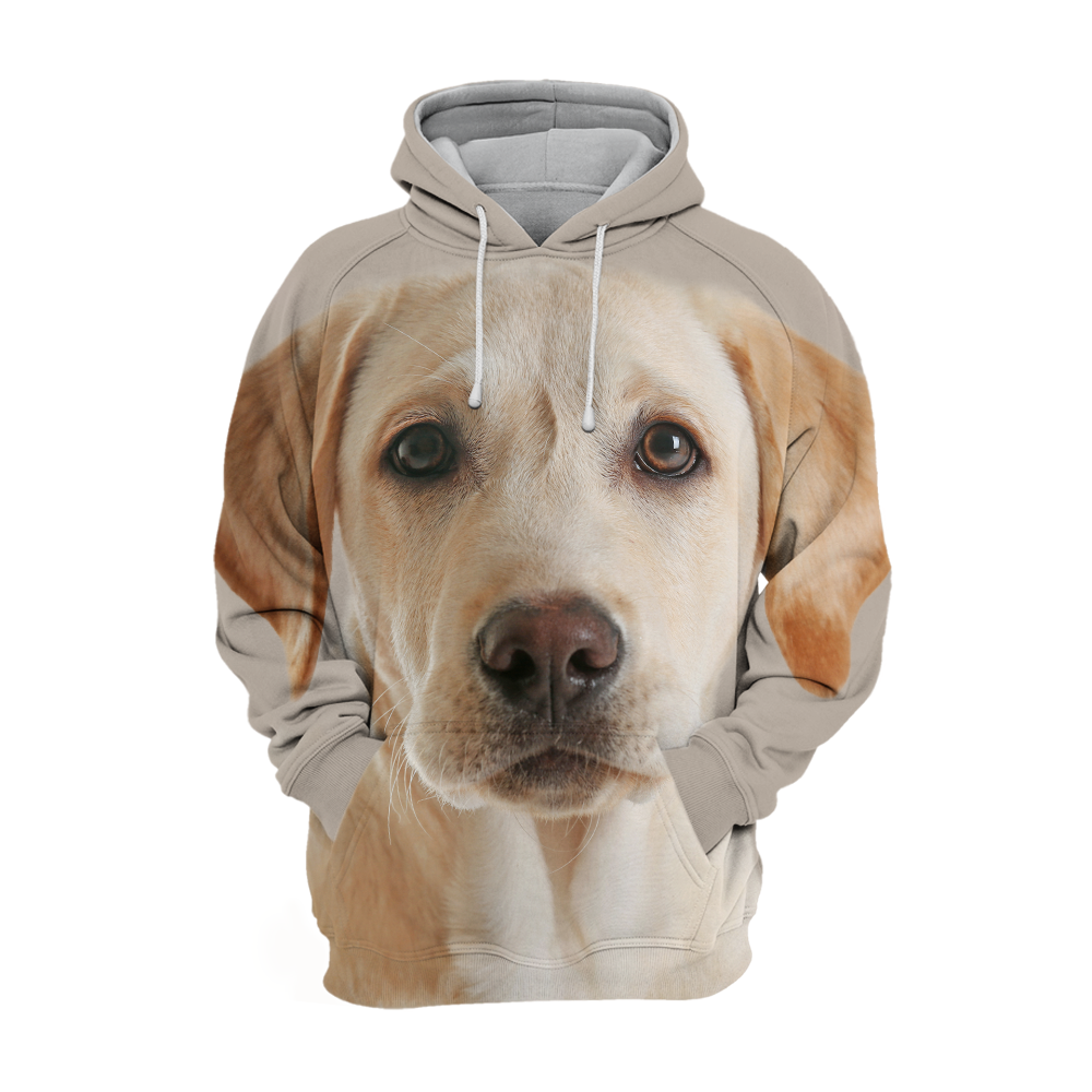 Unisex Honden Hoodie | Labrador Yellow Cute