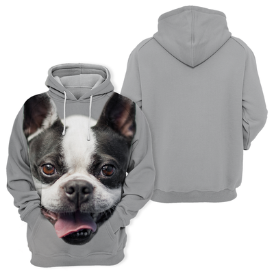 Unisex Honden Hoodie | Boston Terrier Lovely