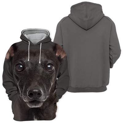 Unisex Honden Hoodie | Italian Greyhound