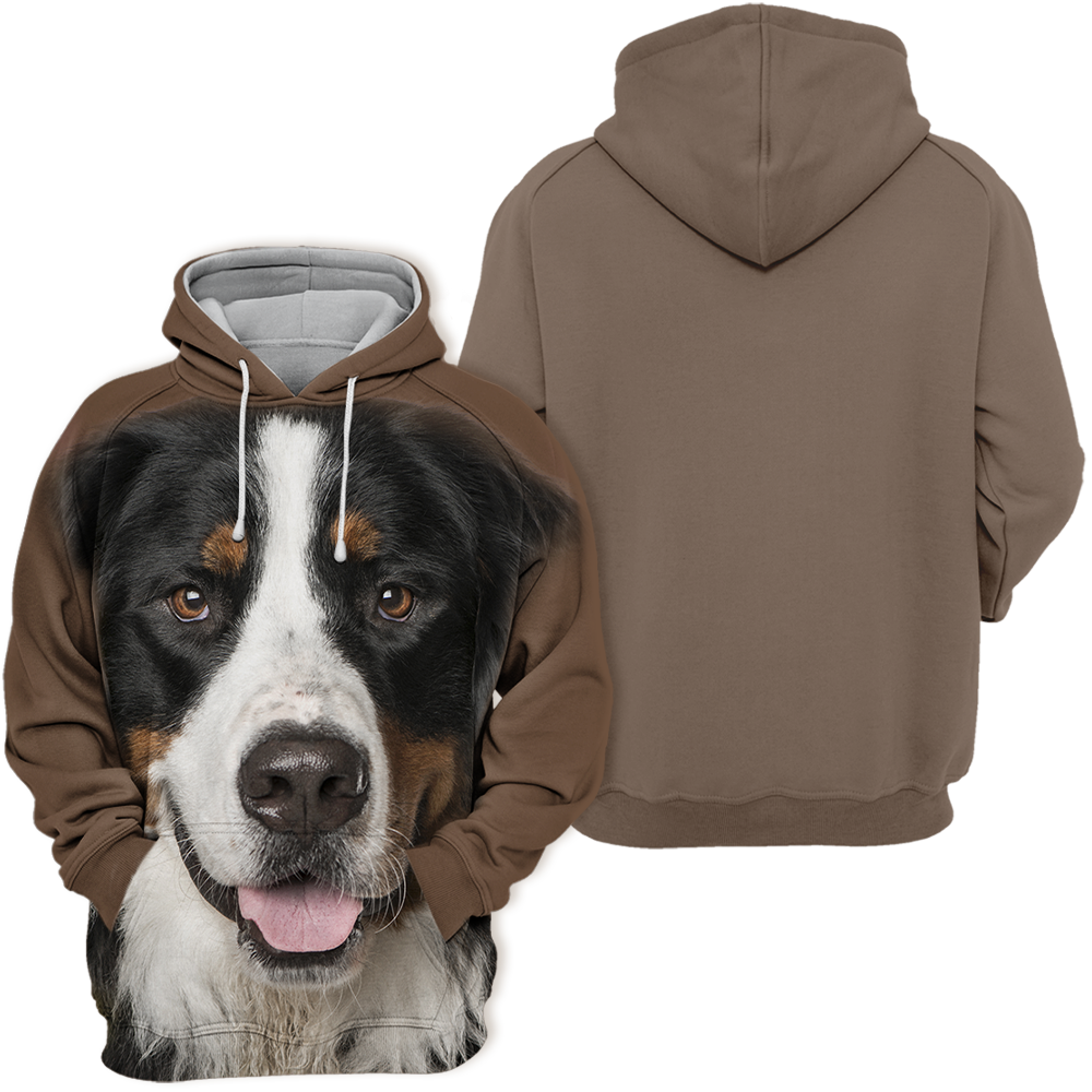 Unisex Honden Hoodie | Bernese Mountain Adorable