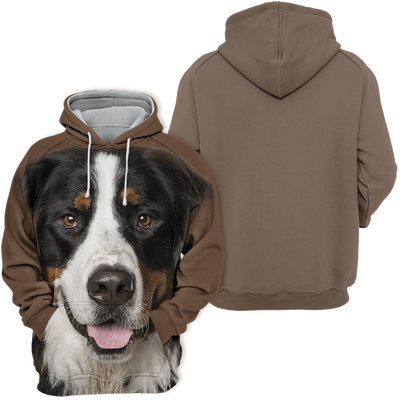 Unisex Honden Hoodie | Bernese Mountain Adorable