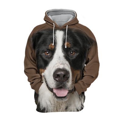 Unisex Honden Hoodie | Bernese Mountain Adorable