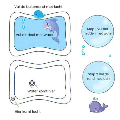 Sensorische watermat voor huisdieren