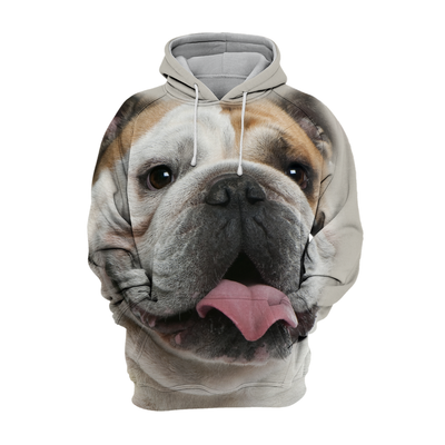 Unisex Honden Hoodie | English Bulldog