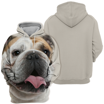 Unisex Honden Hoodie | English Bulldog