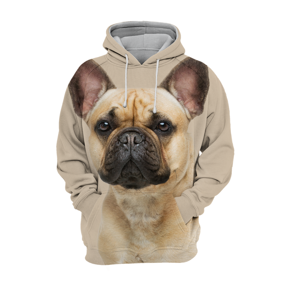 Unisex Honden Hoodie | French Bulldog Cute