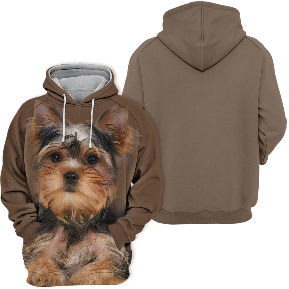 Unisex Honden Hoodie | Yorkshire Terrier Yorkie Quiet