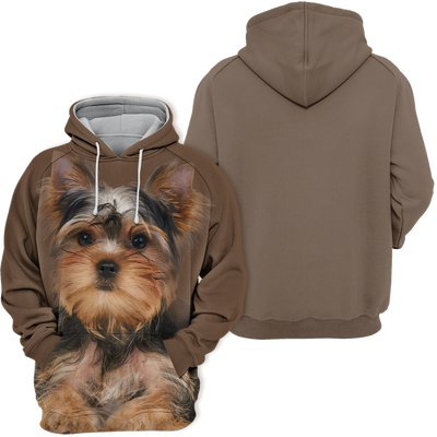 Unisex Honden Hoodie | Yorkshire Terrier Yorkie Quiet