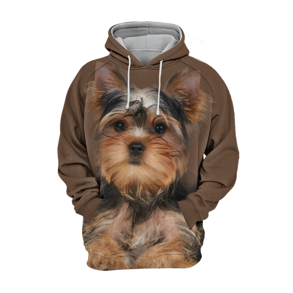 Unisex Honden Hoodie | Yorkshire Terrier Yorkie Quiet