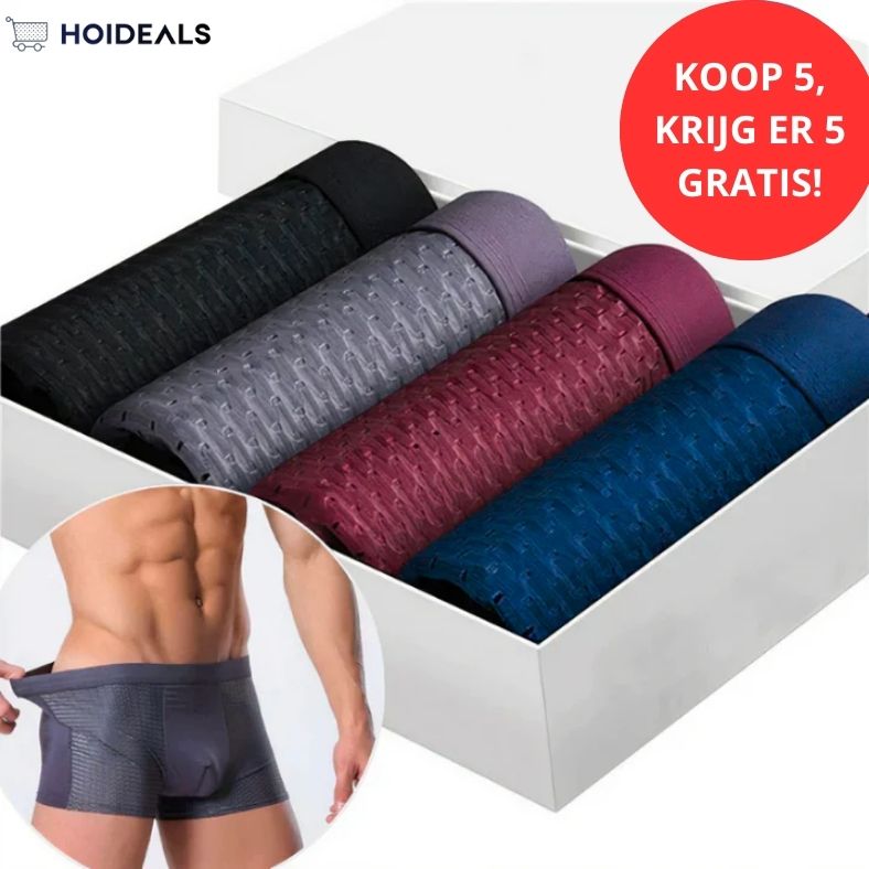 BOXER GEMAAKT VAN BAMBOEVEZELS | KOOP 5, KRIJG ER 5 GRATIS!