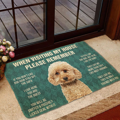 Vergeet Niet! Maltipoo Huis Regels Deurmat