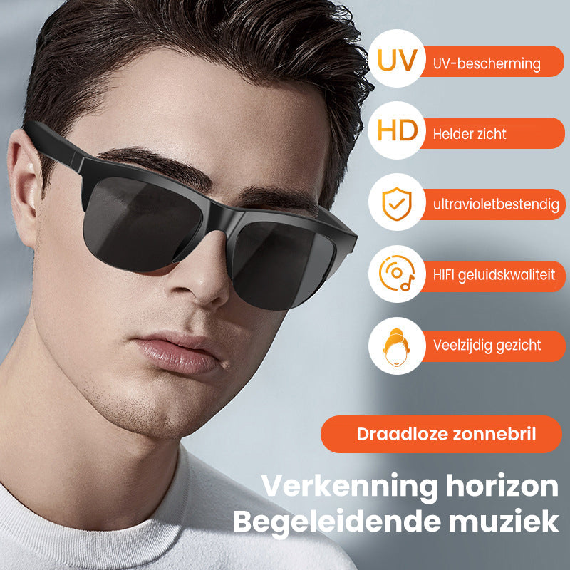 🌟Uitverkoop 1+1 GRATIS! 2024 Bluetooth Zonnebril – Stijlvol en Slim! 😎📱