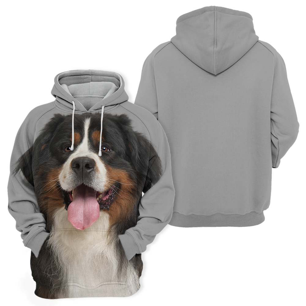 Unisex Honden Hoodie | Bernese Mountain Laugh