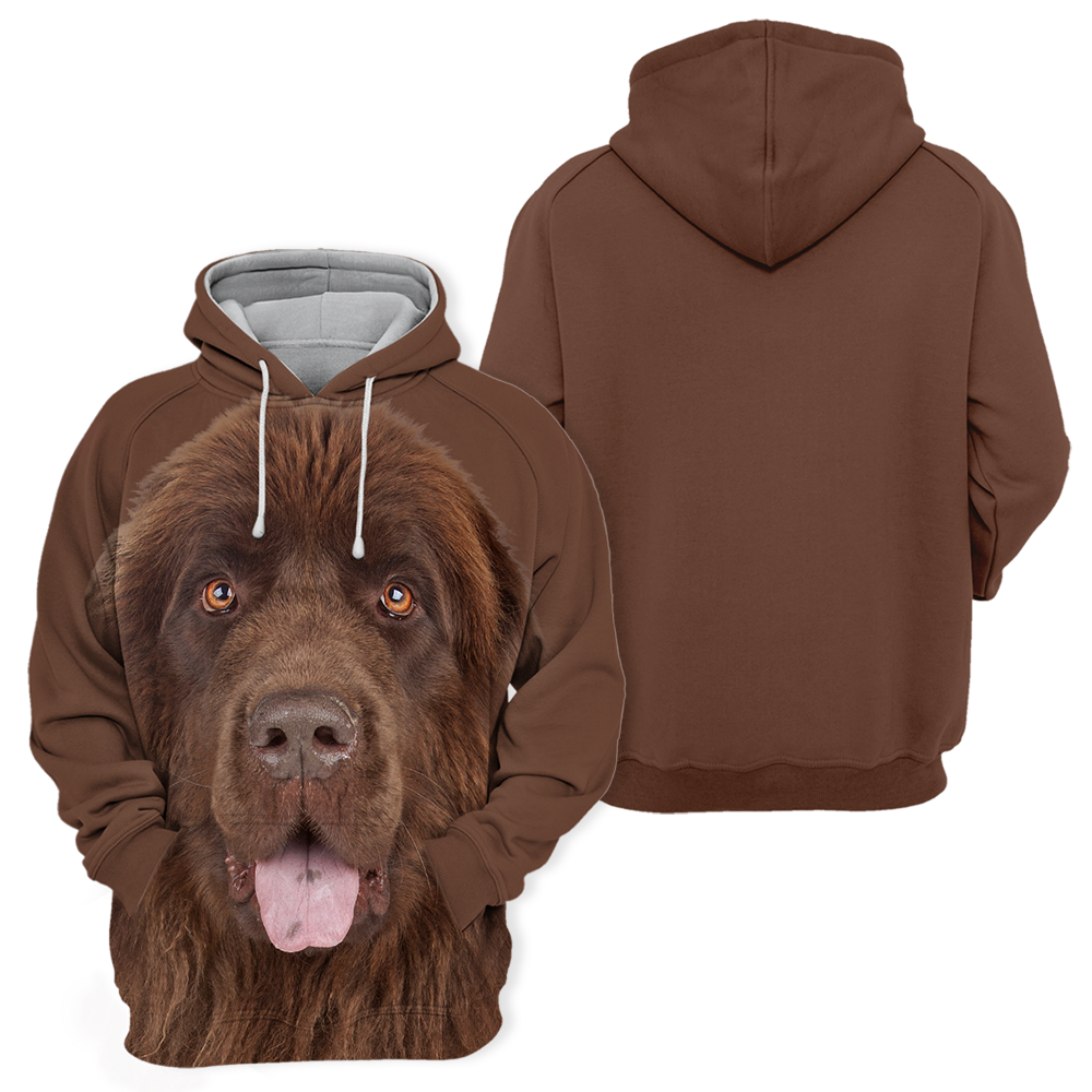 Unisex Honden Hoodie | Newfoundland Bruin