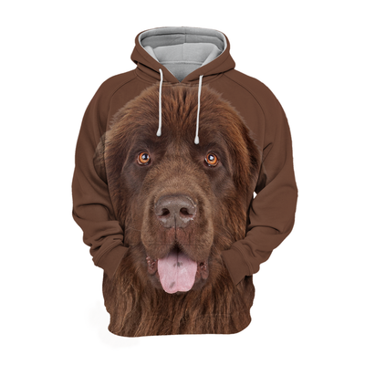 Unisex Honden Hoodie | Newfoundland Bruin