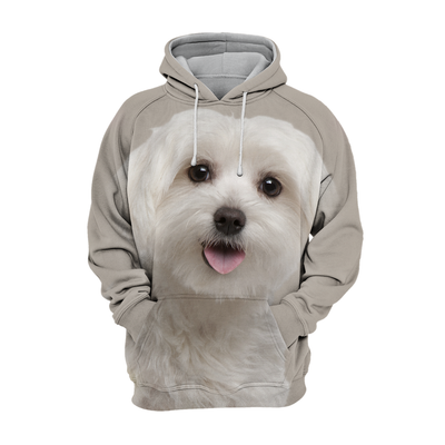 Unisex Honden Hoodie | Maltezer Cute