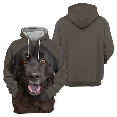 Unisex Honden Hoodie | Newfoundland Happy