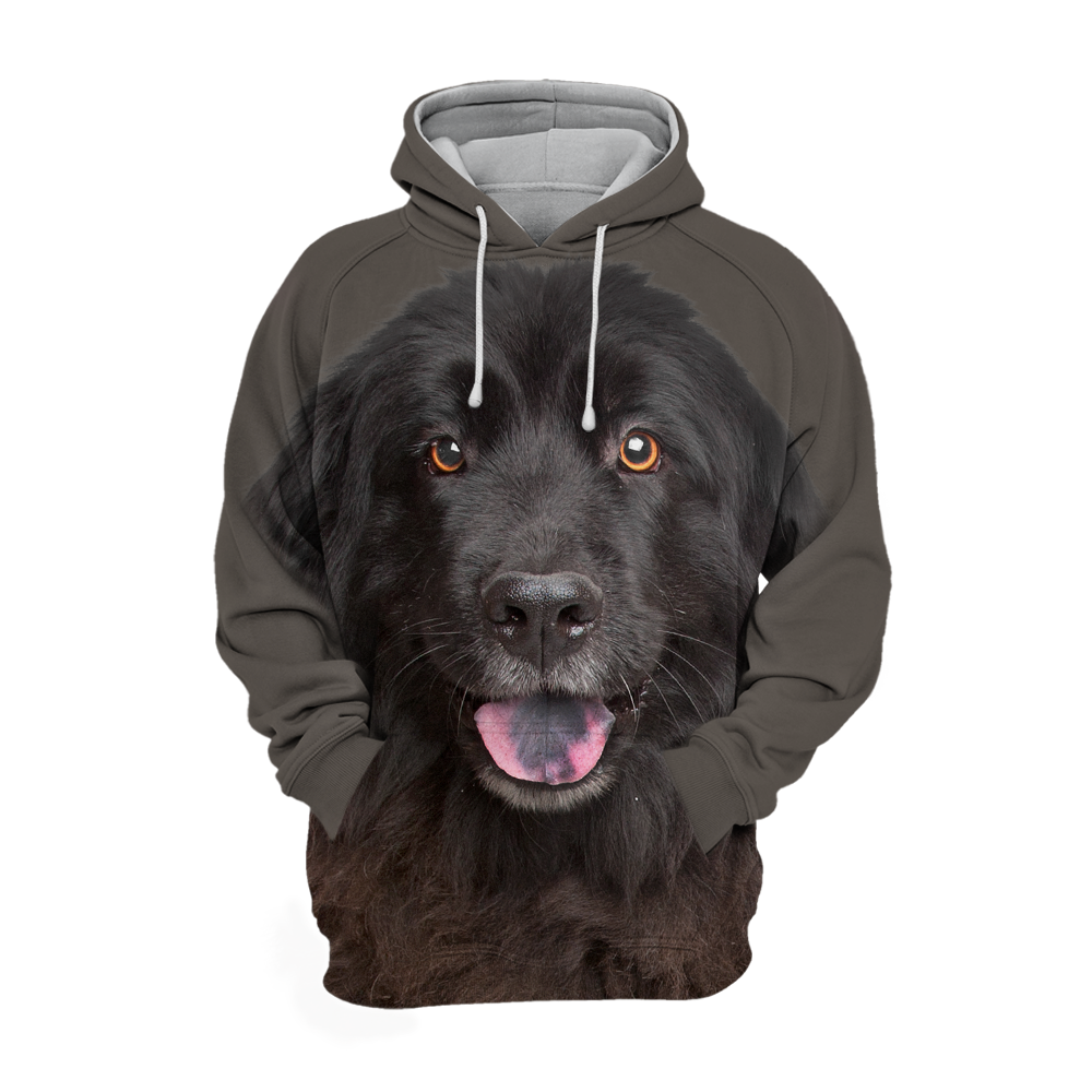 Unisex Honden Hoodie | Newfoundland Happy