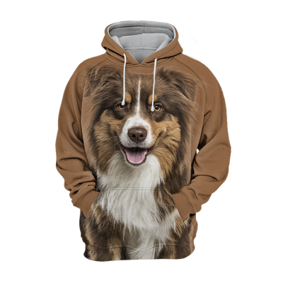 Unisex Honden Hoodie | Australian Shepherd Smile