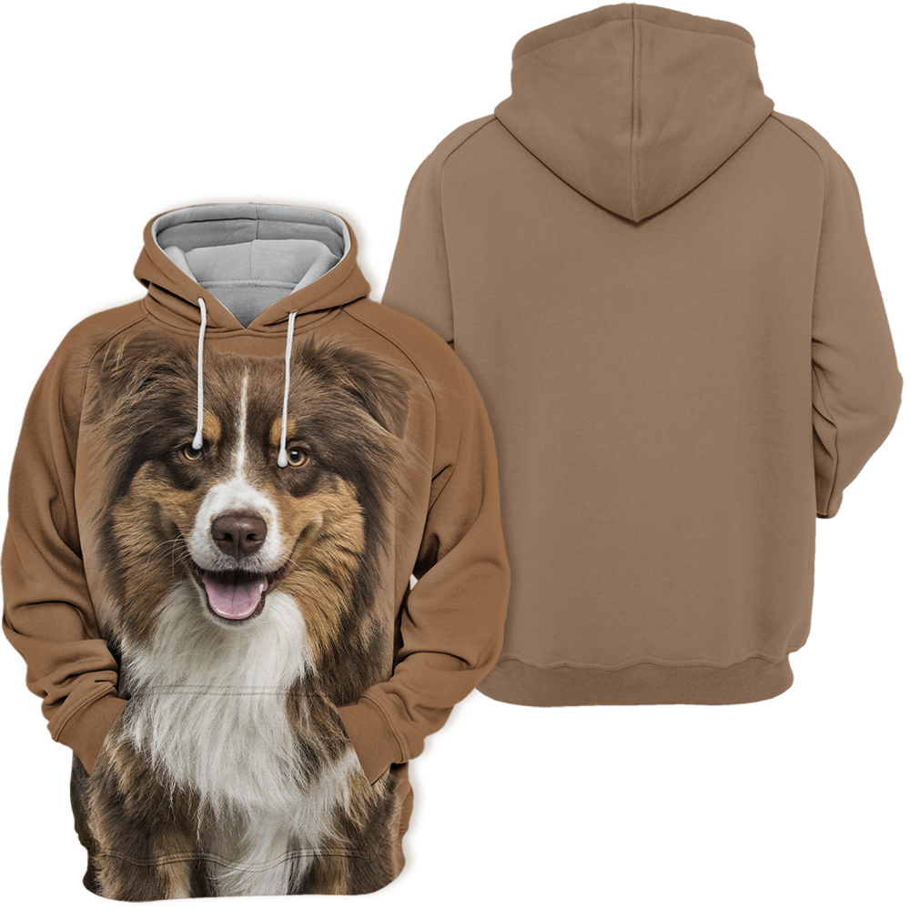 Unisex Honden Hoodie | Australian Shepherd Smile