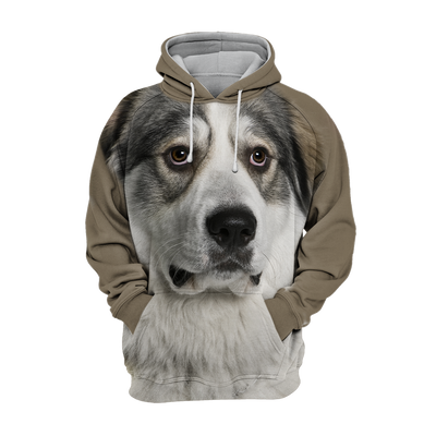 Unisex Honden Hoodie | Pyrenean Mountain