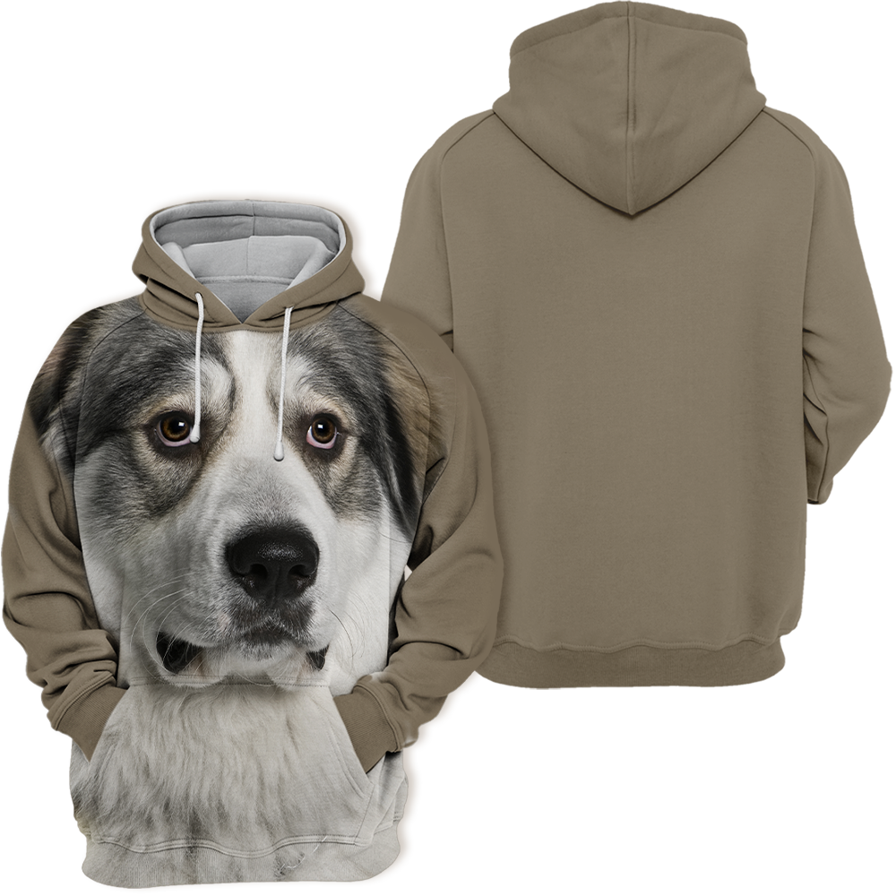 Unisex Honden Hoodie | Pyrenean Mountain