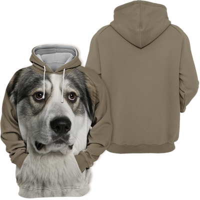 Unisex Honden Hoodie | Pyrenean Mountain