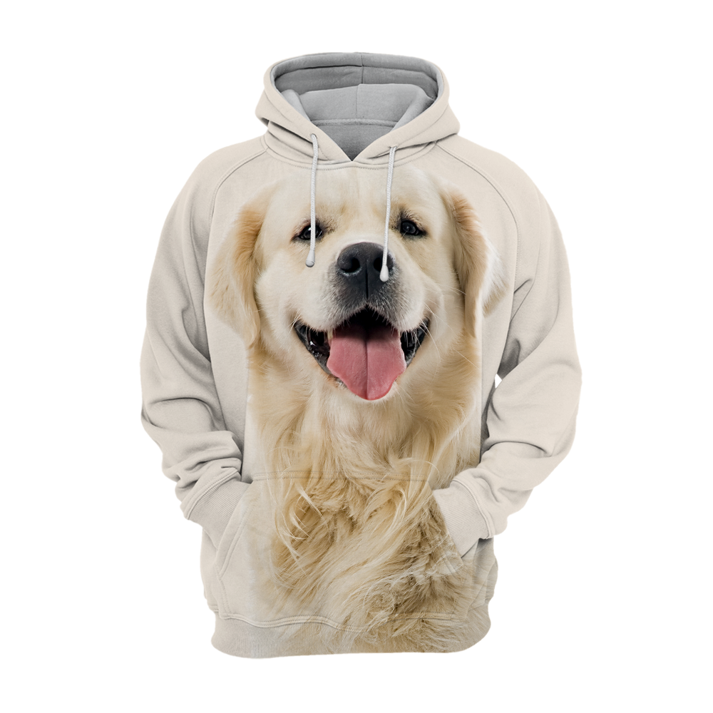 Unisex Honden Hoodie | Golden Retriever Smile