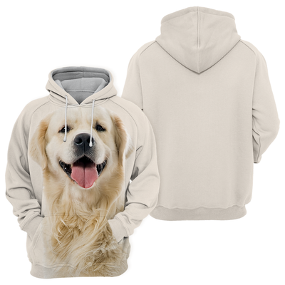 Unisex Honden Hoodie | Golden Retriever Smile