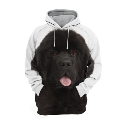 Unisex Honden Hoodie | Newfoundland Puppy