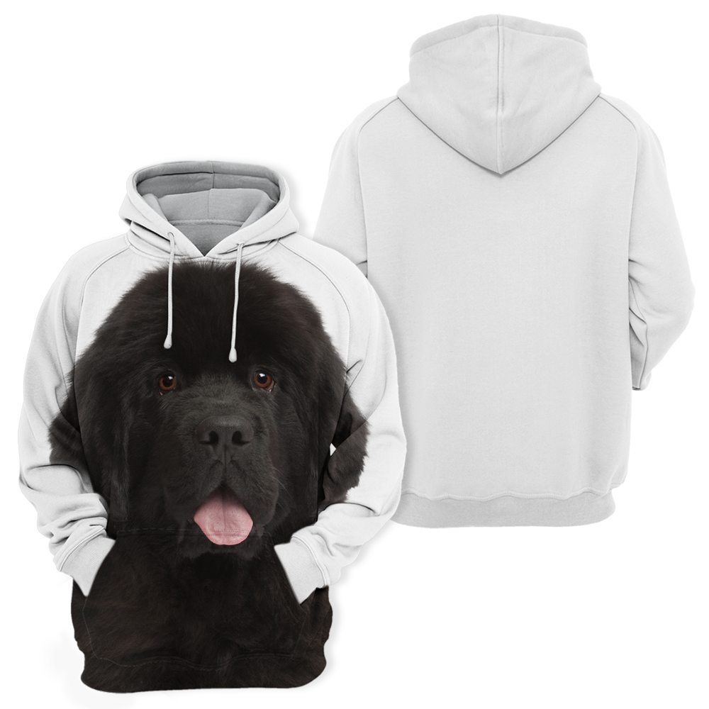 Unisex Honden Hoodie | Newfoundland Puppy