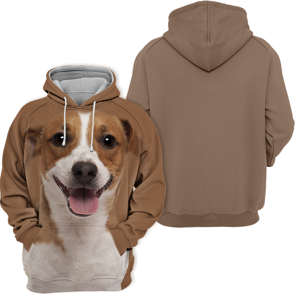 Unisex Honden Hoodie | Jack Russell Terrier Happy