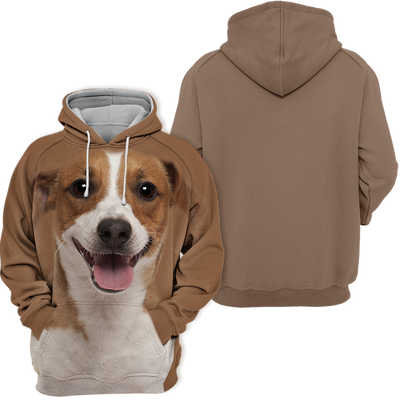 Unisex Honden Hoodie | Jack Russell Terrier Happy