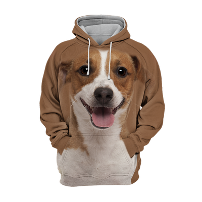 Unisex Honden Hoodie | Jack Russell Terrier Happy