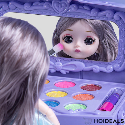 Kids wasbare make-up schoonheidsset