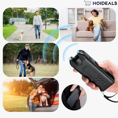 🎅Handheld antiblafcontrole lichtgevende ultrasone hondenafweerder