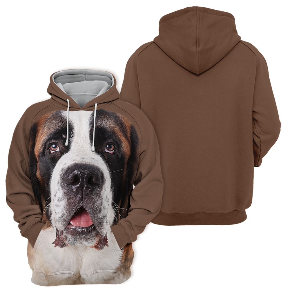 Unisex Honden Hoodie | Saint Bernard Adorable