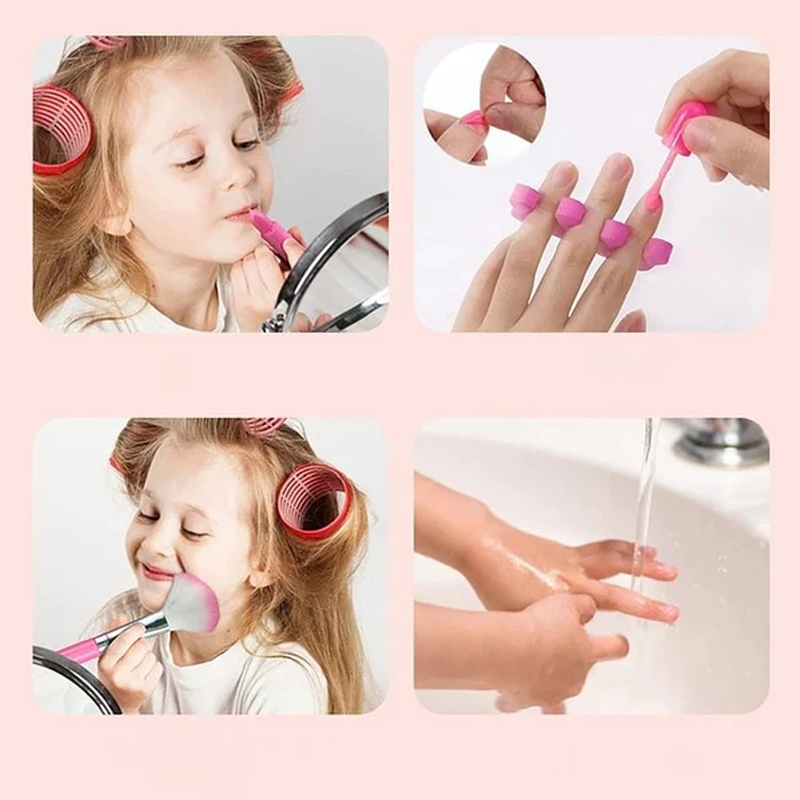 Kids wasbare make-up schoonheidsset