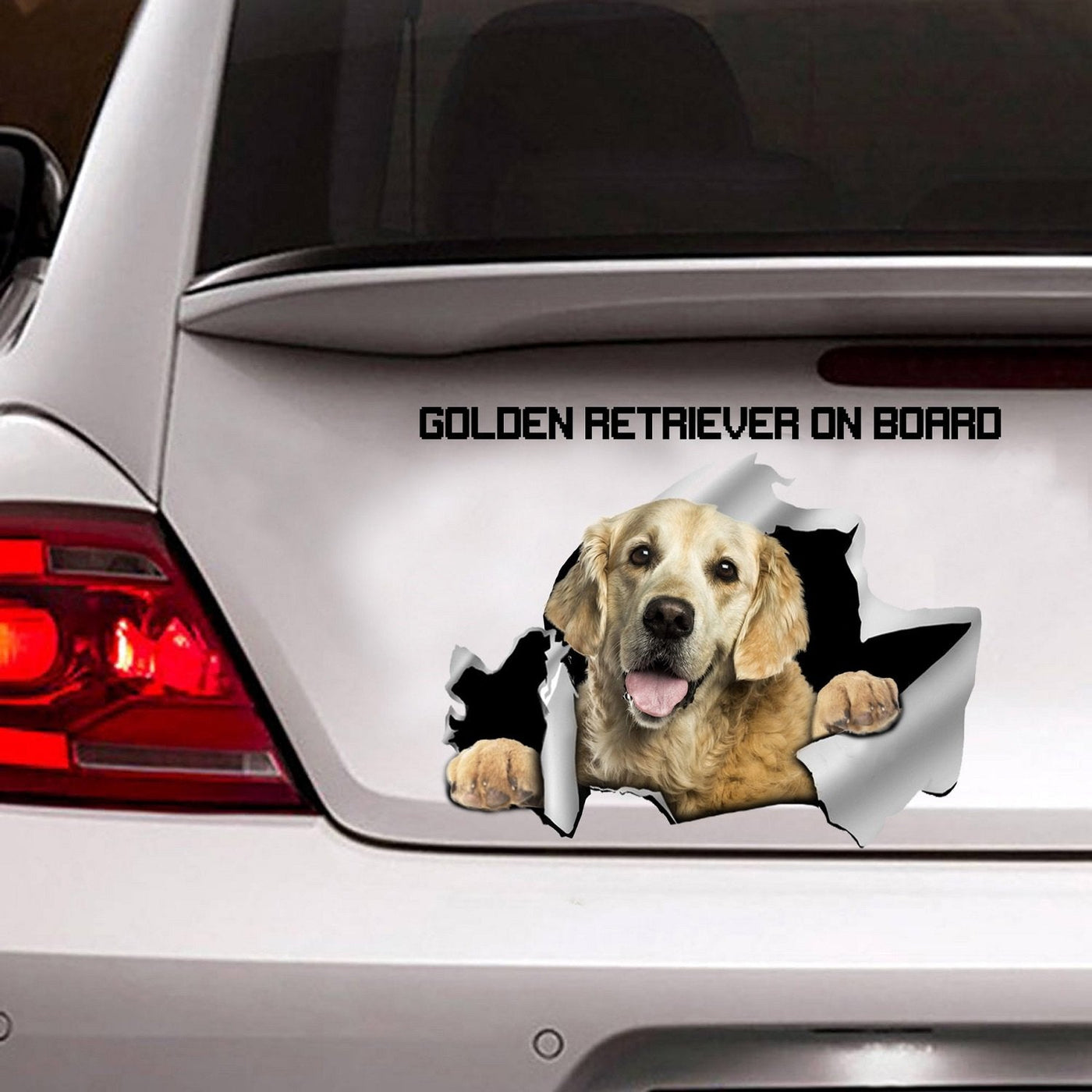 Golden Retriever On Board