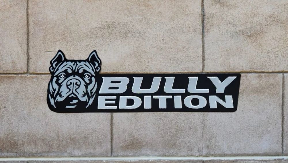 Amerikaanse Bully Auto Badge Autoembleem