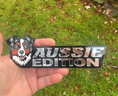 Australische Shepherd Auto Badge Autoembleem