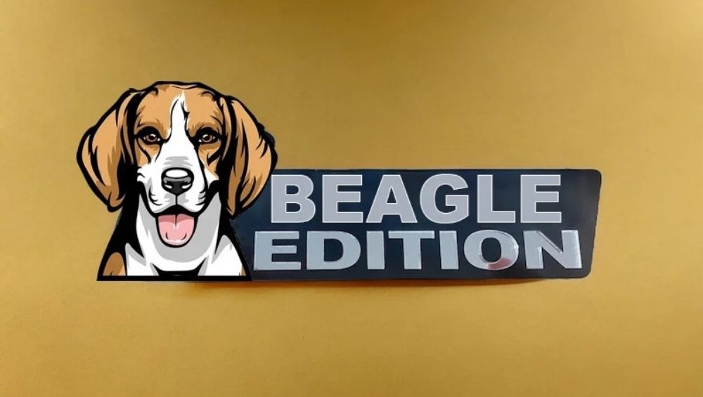 Beagle Auto Badge Autoembleem