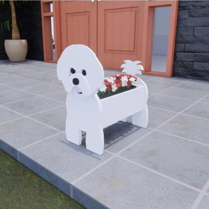 Bichon Frise Planter