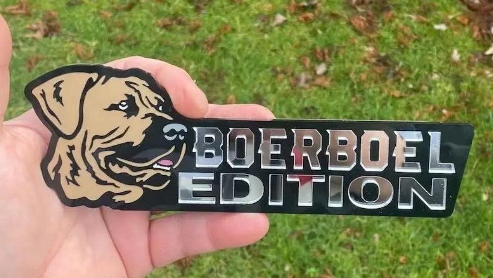 Boerboel Auto Badge Autoembleem