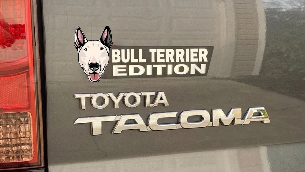 Bull Terrier Auto Badge Autoembleem