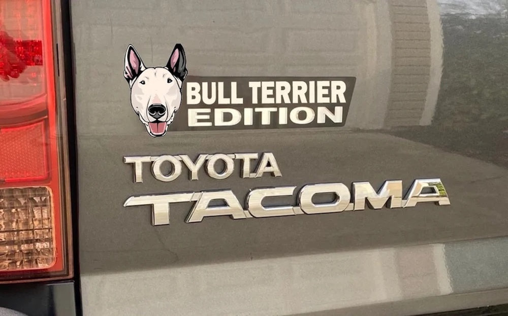 Bull Terrier Auto Badge Autoembleem