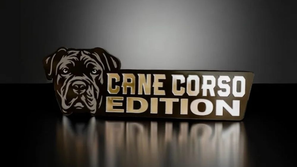 Cane Corso Auto Badge Autoembleem