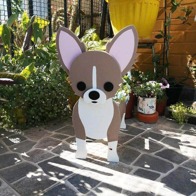 Chihuahua Hond Planter